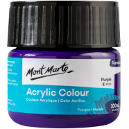 Monte Marte MSCH1015 Acrylic Colour Paint 100ml - Purple