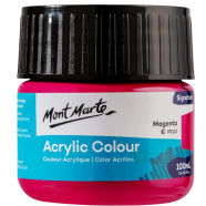 Mont Marte MSCH1054 Acrylic Colour Paint 100ml - Magenta