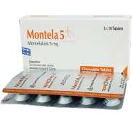 Montela 5 mg - 10's Strip Chewable Tablet