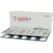 Montril5 mg Chewable 10's Strip Tablet icon