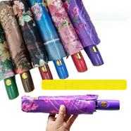 Moon Umbrella Folding Top Class Auto Open Umbrella (8 Sik) Multicolor