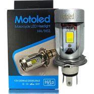 Motoled H4 LED Headlight Bulb H/L High Low Dual Beam 20W - (motoled_12v_20w_wl) icon