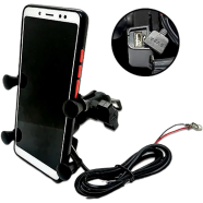 Motorcycle/Bicycle Phone Mount Multi Functional Rotary Mobile Phone Bracket Grip Handlebar/Mobile Holder - (mobile_holder_kakra_m1) icon