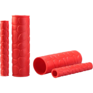 Motorcycle 4 Pcs Set Of Anti-Skid Handlebar Grip Brake Clutches Lever Cover Protector Soft Comfortable To Grip image