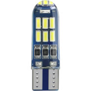 Motorcycle Car Led Indicator Interior Bulb T10 Super Bright Silicon Made 5w5 4014 15 Smd 12v 0.09a 1.4w 6000k Color Temperature 1 Pair