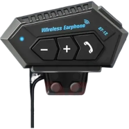 Motorcycle Helmet Communicator Intercom Headset Music Interphone Bluetooth 5.0 Waterproof, Hands-Free, 300m Range, Long Battery Life