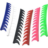 Motorcycle Helmet Mohawks Spikes Sticker Decals 1 Piece Various Color Any Colour