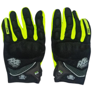 Motorcycle Racing Full Hand Gloves (gloves_a131_g_xl) - XL - Green icon