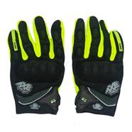 Motorcycle Hand Gloves (gloves_a131_g_l) - Large - Green 