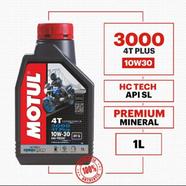 Motul 3000 4T Plus Mineral 10W30 Motor-Bike Engine Oil 1 Liter