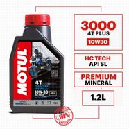 Motul 3000 4t plus Mineral 10w30 Motor-Cycle Engine Oil 1.2L