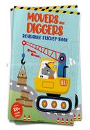 Movers and Diggers Reusable Sticker Book