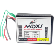 Moxi Waterproof Universal 16 Mode Motorbike Hazard Flasher 16 Different Pattern Flasher Relay For LED And Bulb Indicators 4 Cables