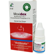 Moxidex 0.5 Percent, 0.1 Percent Ophthalmic Solution 5 ml Drop