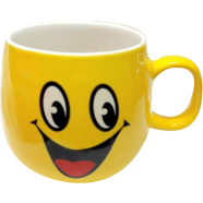 Mug Emoji Smlie Ceramic Coffee Mug - 1 Pcs