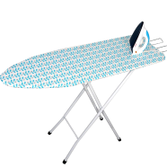 MultiColor Foldable and Adjustable Iron Table (18X42 inch) - with Sturdy Iron Rest for Home Laundry