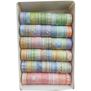 Multi Designs In Washi Decorative Tape 60 Pcs Box 