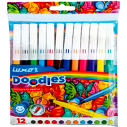 Multicolor Luxor Sketch O Matic Pens Set - 12pcs