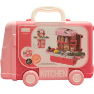 Multifunction 3 In 1 Kitchen Bus For Kids - 32 Pcs Set icon