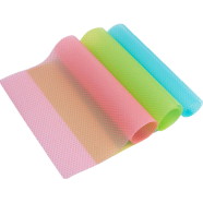 Multipurpose Silicone Fridge Mats (6pcs) – Also Usable for Kitchen Drawers, Dining Table and Cupboards