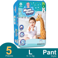 Mum Mum Pant System Baby Diaper (L Size) (9-14kg) (5 Pcs)