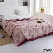 Muslin King Size Blanket (90*78) inch (Any Color and Design)
