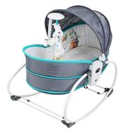 Mustella 5 -in 1 Rocker And Bassinet Including Colorful Music Vibration For Newborn 6037 icon