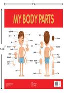 My Body Parts Chart Early Learning Educational Chart For Kids image
