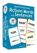 My First Flash Cards Action Words and Sentences - 30 cards