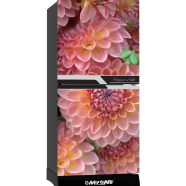 Myone MY-2F2G Refrigerator -262 Liter - Pink Dahlia Black