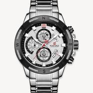 NAVIFORCE Mens Luxury Business Sport Watches Quartz Multifunction Military Waterproof Stainless Steel Watch image