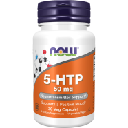 NOW 5-HTP 50 mg Neurotransmitter 30 Veg Capsules -522613951