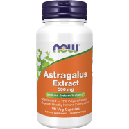 NOW Astragalus Extract 500 mg 90 Veg Capsules