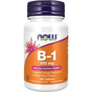 NOW B-1 Vitamin 100 mg Nervous System Health 100 Tablets -524379768