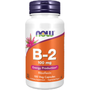 NOW B-2 100mg 100 Veg Capsules