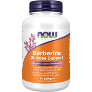 NOW Berberine Glucose Support Combined with MCT Oil for Optimal Berberine Absorption 90 Softgels-526893788