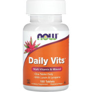 NOW Daily Vits Multivitamin and Mineral Supplement 100 Tablets