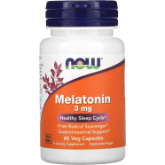 NOW Food Melatonin 3 mg 60 Capsules -523339010