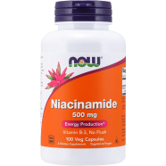 NOW Foods Niacinamide 500 mg 100 Veg Capsules