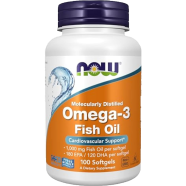 NOW Omega-3 Fish Oil 1000 mg 100 Softgels