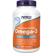 NOW Omega-3 Fish Oil 1000 mg 200 Softgel