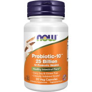 NOW Probiotic-10 25 Billion 30 Veg Capsules