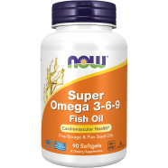 NOW Super Omega 3-6-9 - 120mg 90 Softgels