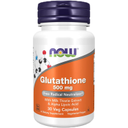 NOW Supplements Glutathione 500 mg 30 Tablet