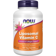 NOW Supplements Liposomal Vitamin C Immune and Collagen Support 120 Veg Capsules - 526880624