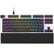 NZXT Function TKL (KB-1TKUS-WR) Red Switch Mechanical Keyboard - White