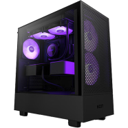 NZXT H5 Flow RGB Compact ATX Mid-Tower Casing - Black