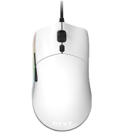 NZXT Lift (MS-1WRAX-WM-White) Lightweight Ambidextrous Wired Gaming Mouse - White