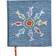 Nakshi Notebook Fish Circle Blue - (NB-N-C-66-1003)