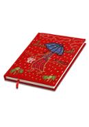 Nakshi Notebook - Red illshaguri